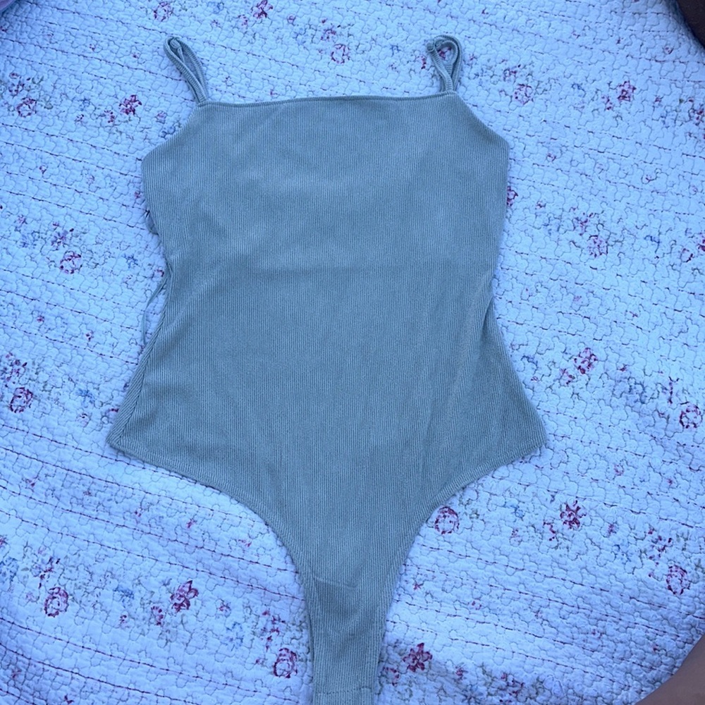 light green body suit